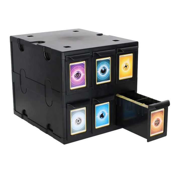 BCW 6 Drawer Card Catalog - Black