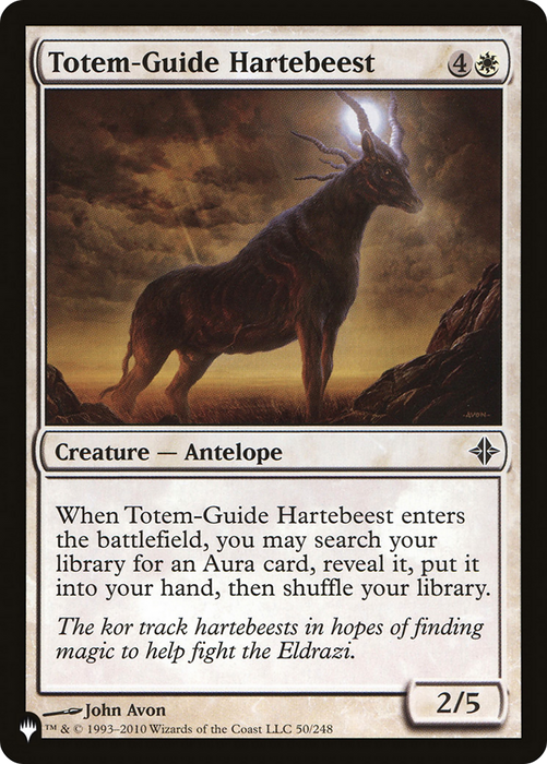 Totem-Guide Hartebeest [PLST-ROE-50] - The List