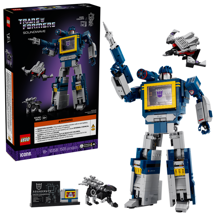 LEGO - Icons - Transformers: Soundwave