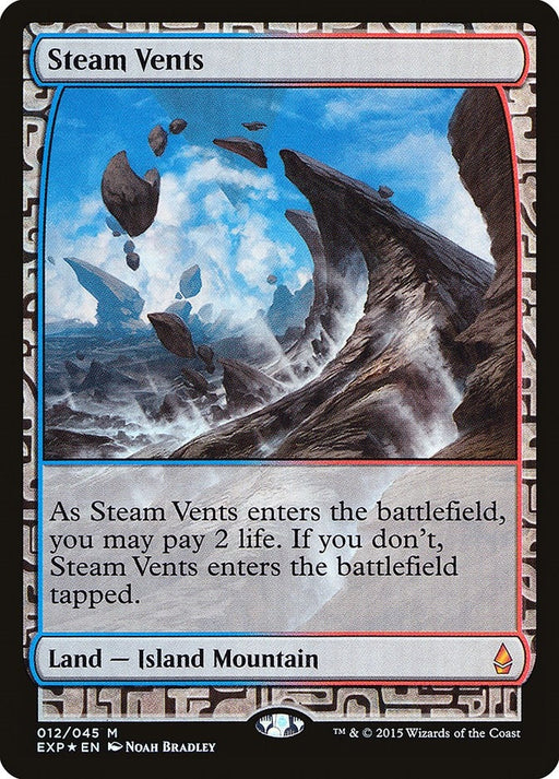 Image for Steam Vents (12) (Foil) [Zendikar Expeditions] - Magic: The Gathering