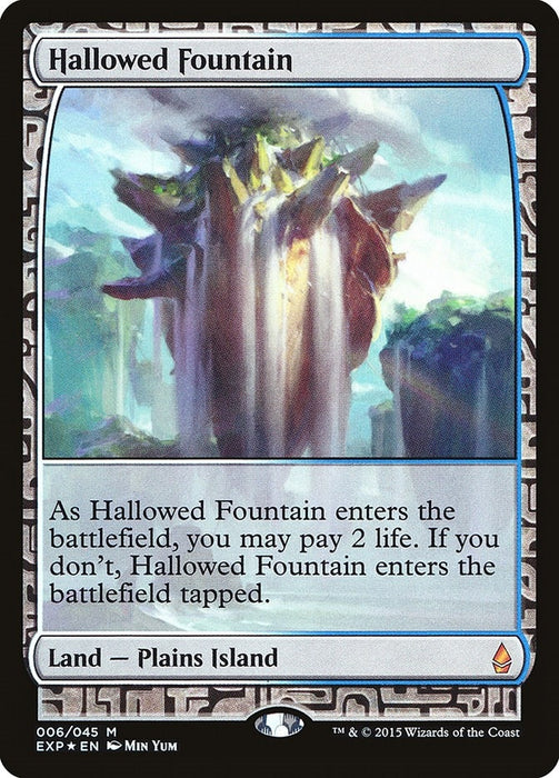 Image for Hallowed Fountain (6) (Foil) [Zendikar Expeditions] - Magic: The Gathering