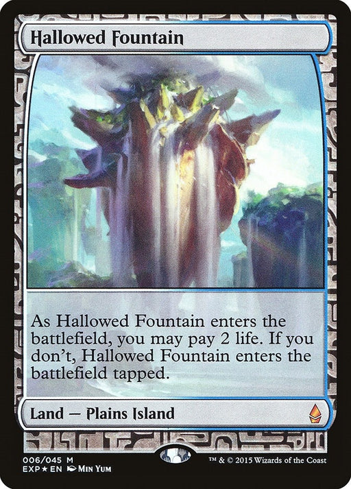Image for Hallowed Fountain (6) (Foil) [Zendikar Expeditions] - Magic: The Gathering