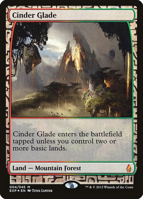 Image for Cinder Glade (4) (Foil) [Zendikar Expeditions] - Magic: The Gathering