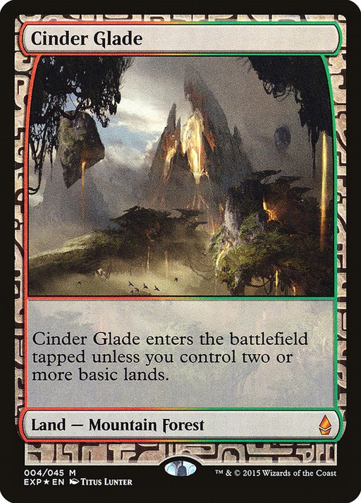 Image for Cinder Glade (4) (Foil) [Zendikar Expeditions] - Magic: The Gathering