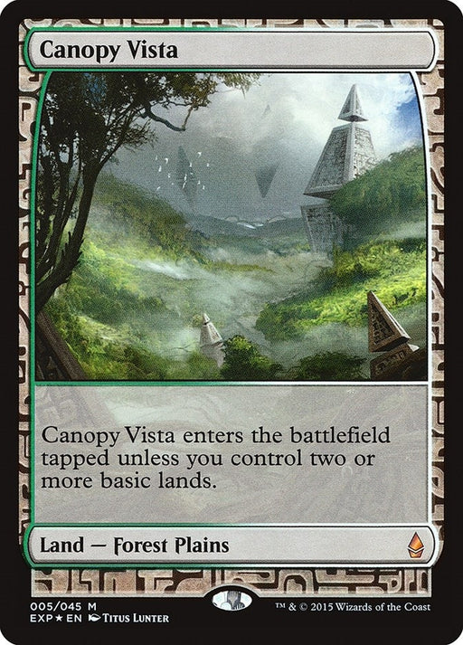 Image for Canopy Vista (5) (Foil) [Zendikar Expeditions] - Magic: The Gathering
