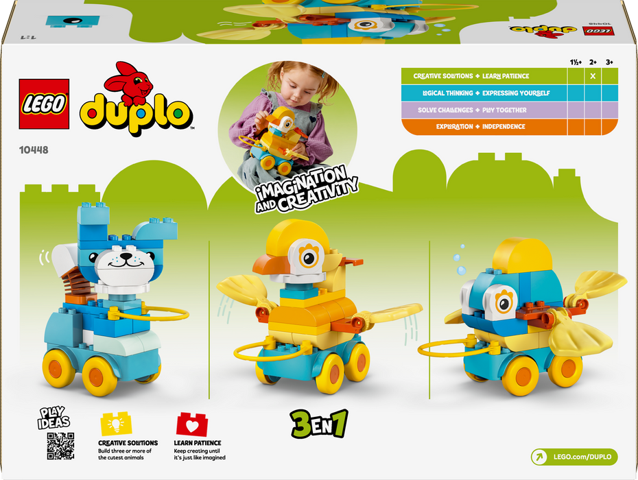 LEGO - Duplo - 3 in 1 Animals on Wheels