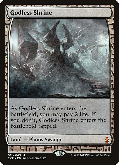 Image for Godless Shrine (11) (Foil) [Zendikar Expeditions] - Magic: The Gathering
