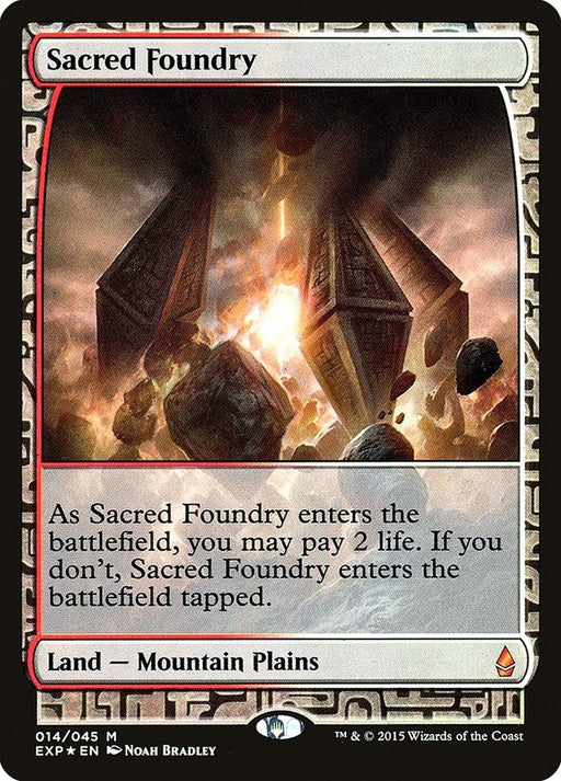 Image for Sacred Foundry (14) (Foil) [Zendikar Expeditions] - Magic: The Gathering