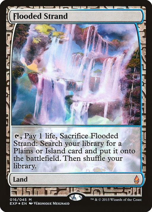 Image for Flooded Strand (16) (Foil) [Zendikar Expeditions] - Magic: The Gathering