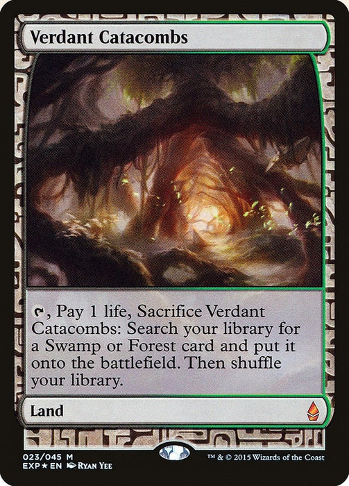 Image for Verdant Catacombs (23) (Foil) [Zendikar Expeditions] - Magic: The Gathering