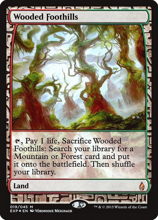 Image for Wooded Foothills (19) (Foil) [Zendikar Expeditions] - Magic: The Gathering