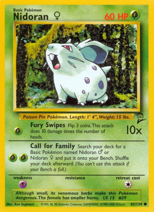 Image for Nidoran F (082/130) [Base Set 2] - Pokemon