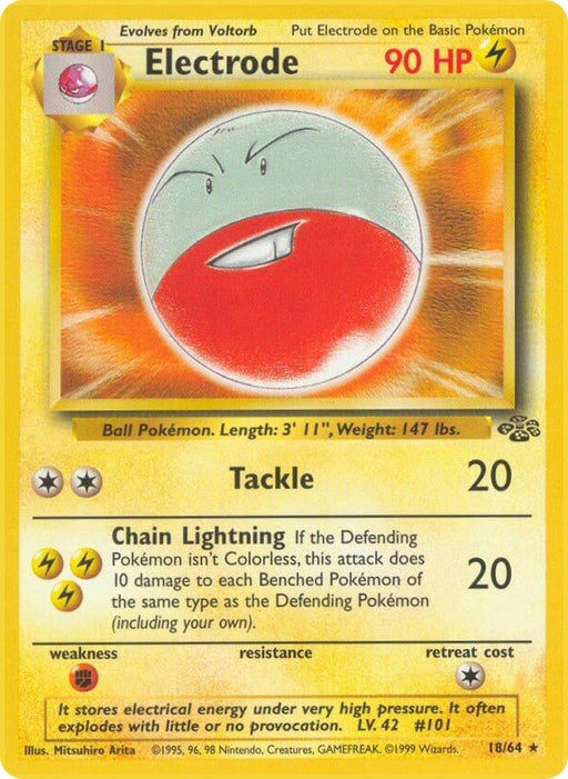 Image for Electrode (18) (18/64) (Unlimited) [Jungle] - Pokemon