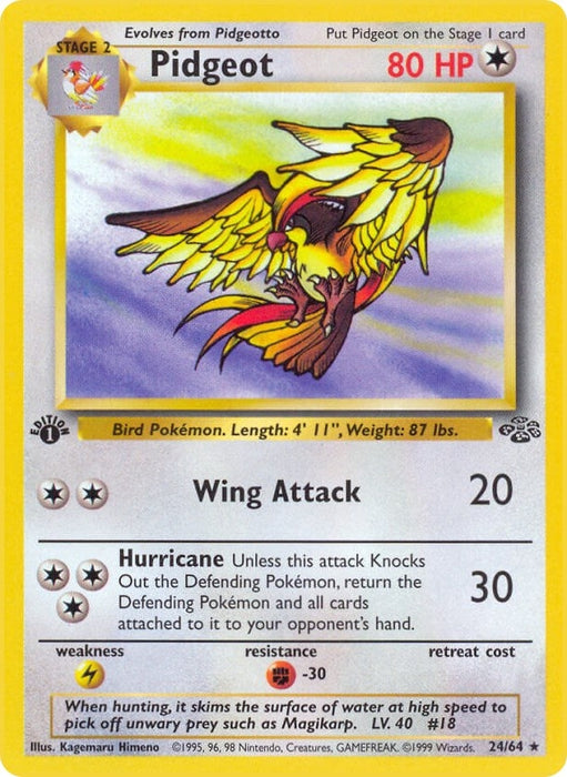 Image for Pidgeot (24) (24/64) (Unlimited) [Jungle] - Pokemon
