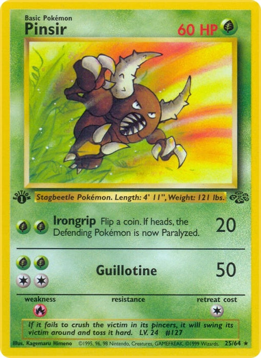 Image for Pinsir (25) (25/64) (Unlimited) [Jungle] - Pokemon
