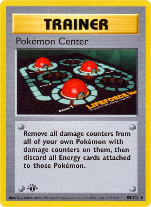 Image for Pokemon Center (085/102) (Unlimited) [Base Set (Shadowless)] - Pokemon