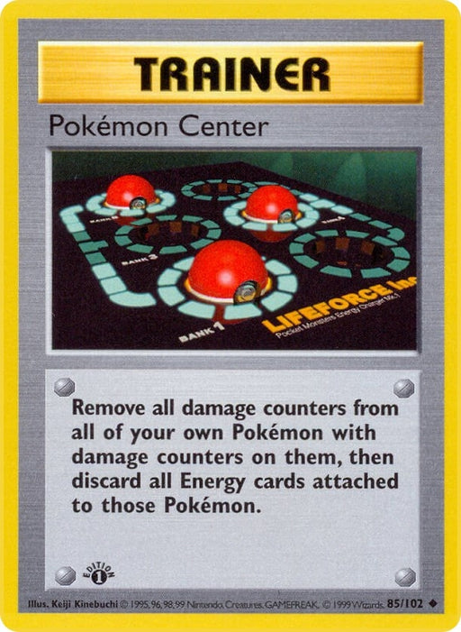 Image for Pokemon Center (085/102) (1st Edition) [Base Set (Shadowless)] - Pokemon