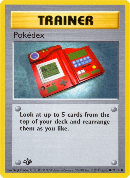 Image for Pokedex (087/102) (Unlimited) [Base Set (Shadowless)] - Pokemon
