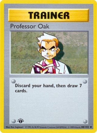 Professor Oak (88/102) [Base Set Shadowless Unlimited]