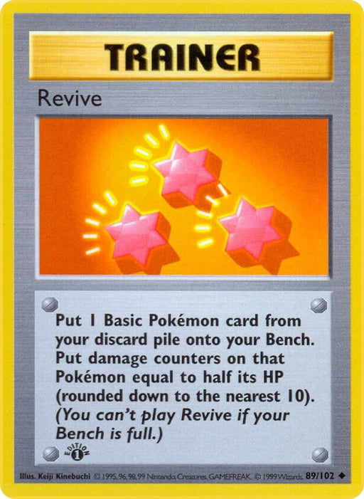 Image for Revive (089/102) (Unlimited) [Base Set (Shadowless)] - Pokemon