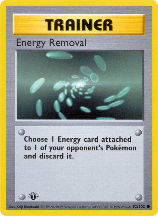 Image for Energy Removal (092/102) (Unlimited) [Base Set (Shadowless)] - Pokemon