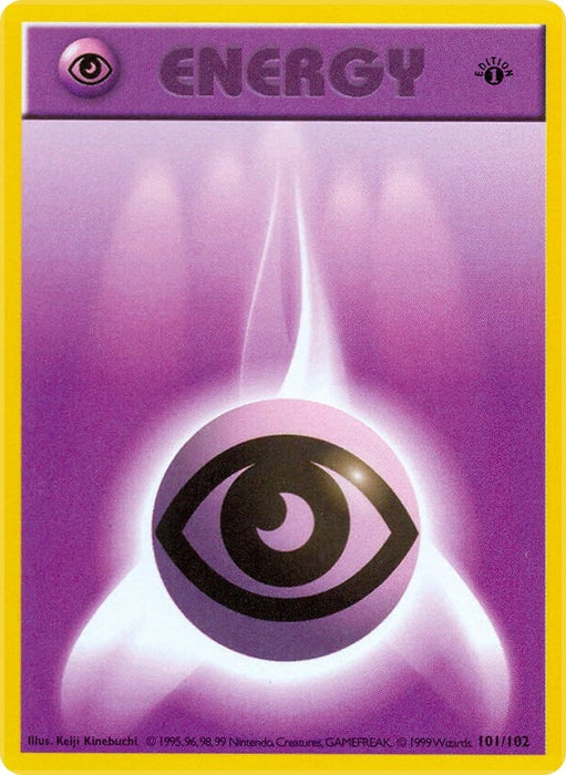 Image for Psychic Energy (101/102) (1st Edition) [Base Set (Shadowless)] - Pokemon