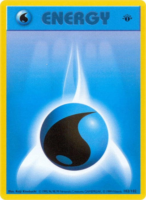 Image for Water Energy (102/102) (Unlimited) [Base Set (Shadowless)] - Pokemon