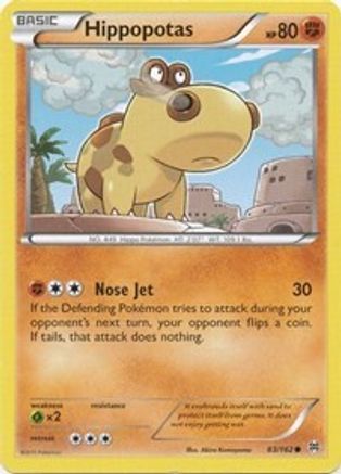 Hippopotas (83/162) [XY: BREAKthrough]