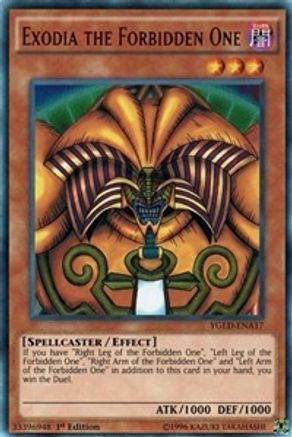 Exodia the Forbidden One (YGLD-ENA17) Unlimited [King of Games: Yugi's Legendary Decks]