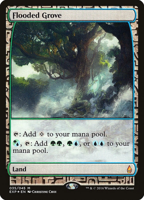 Image for Flooded Grove (35) (Foil) [Zendikar Expeditions] - Magic: The Gathering