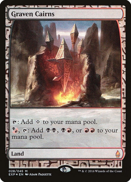 Image for Graven Cairns (28) (Foil) [Zendikar Expeditions] - Magic: The Gathering