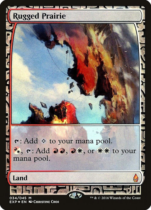 Image for Rugged Prairie (34) (Foil) [Zendikar Expeditions] - Magic: The Gathering