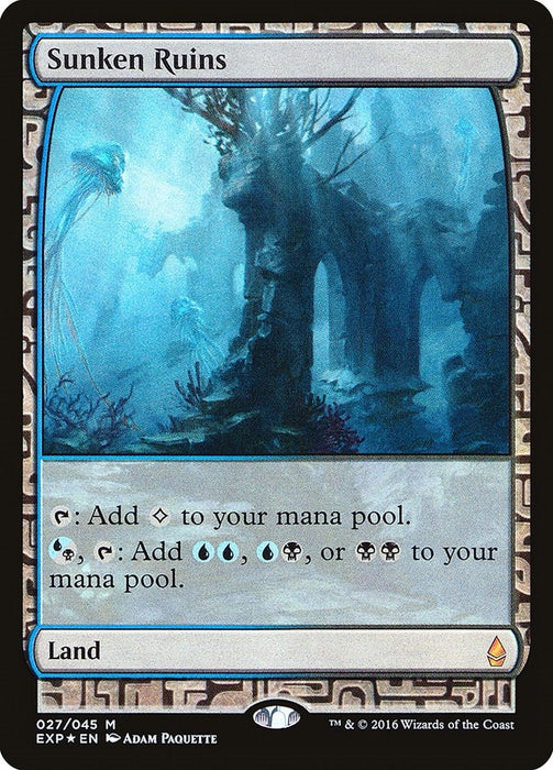 Image for Sunken Ruins (27) (Foil) [Zendikar Expeditions] - Magic: The Gathering