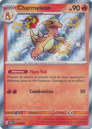 Charmeleon (110/091) [Scarlet & Violet: Paldean Fates]