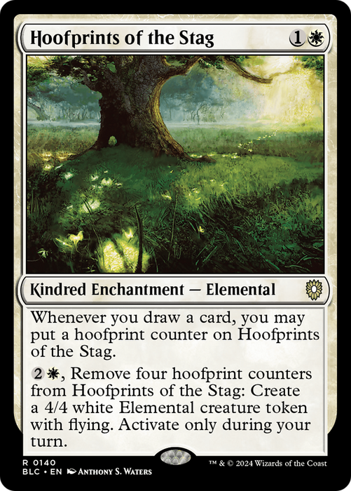 Hoofprints of the Stag [BLC-140] - Bloomburrow Commander