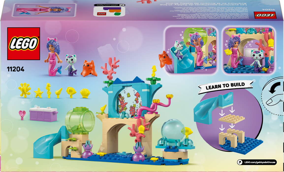 LEGO - Gabby's Dollhouse - Mermaid Gabby's Aquarium Adventure