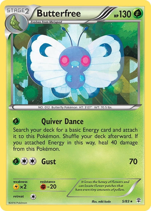 Image for Butterfree (5/83) (Reverse Holofoil) [Generations] - Pokemon