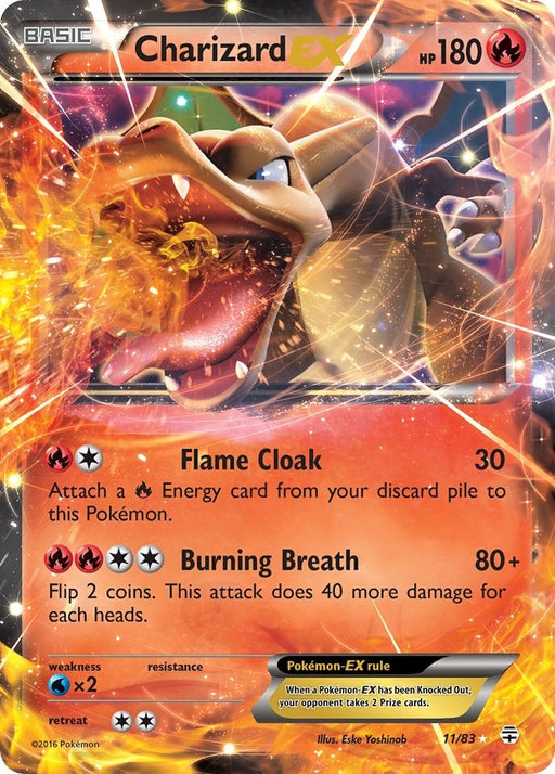 Image for Charizard EX (11/83) (Holofoil) [Generations] - Pokemon