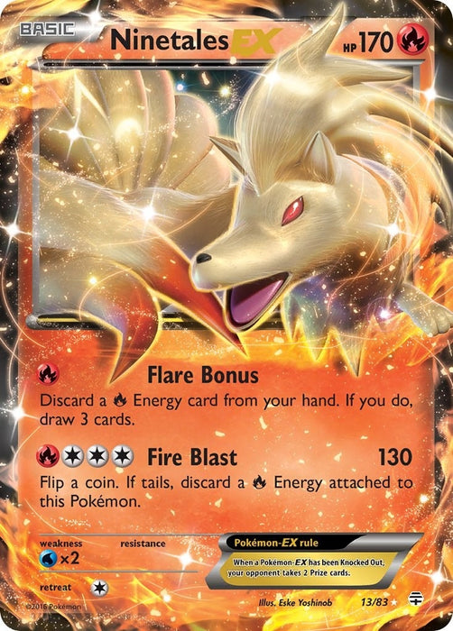 Image for Ninetales EX (13/83) (Holofoil) [Generations] - Pokemon