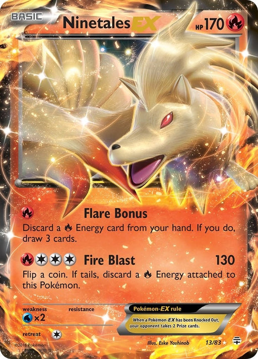 Image for Ninetales EX (13/83) (Holofoil) [Generations] - Pokemon