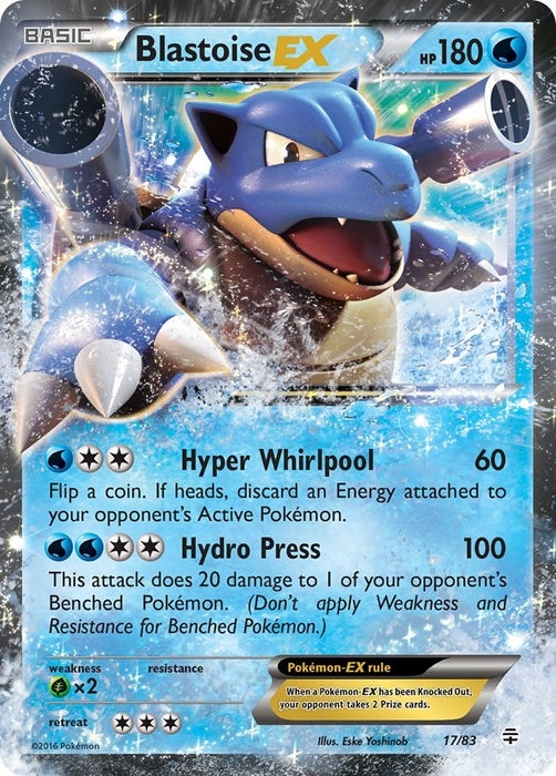 Image for Blastoise EX (17/83) (Holofoil) [Generations] - Pokemon