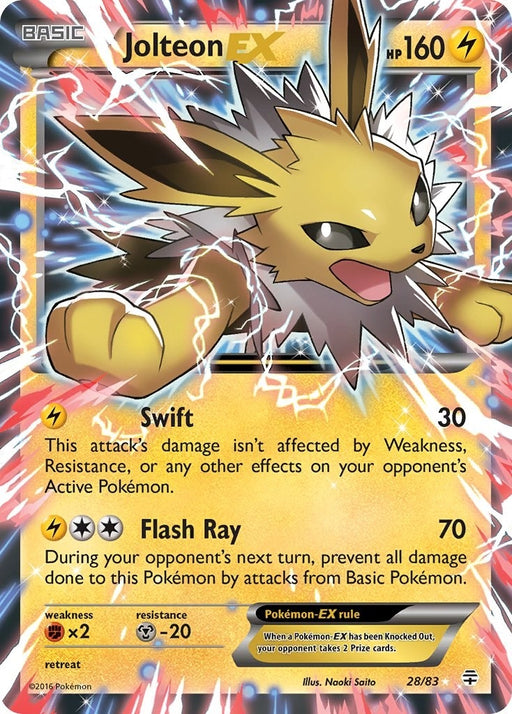 Image for Jolteon EX (28/83) (Holofoil) [Generations] - Pokemon