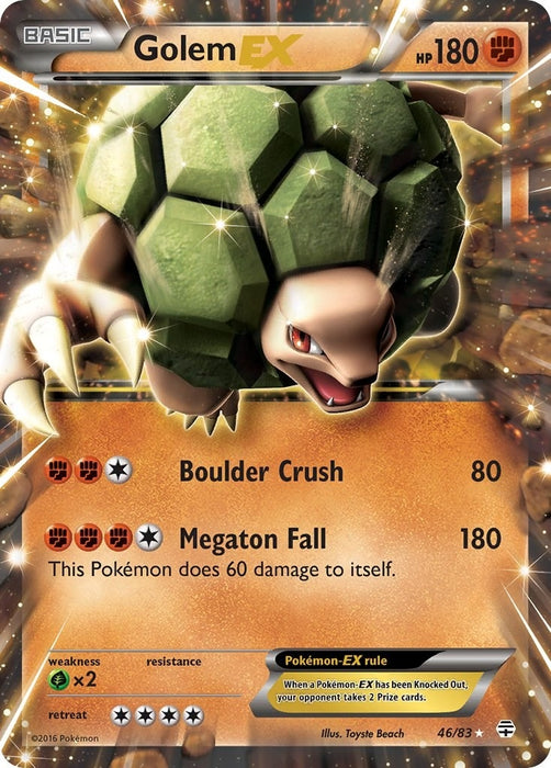 Image for Golem EX (46/83) (Holofoil) [Generations] - Pokemon
