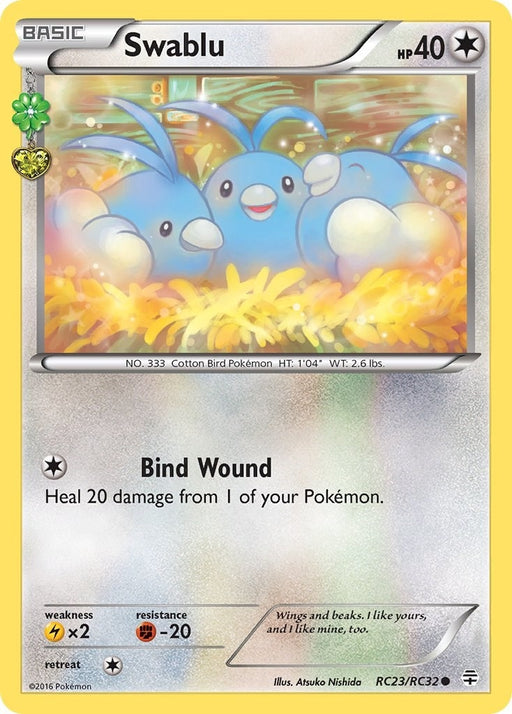 Image for Swablu (RC23/RC32) [Generations: Radiant Collection] - Pokemon