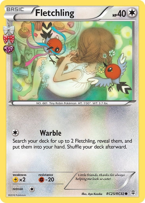 Image for Fletchling (RC25/RC32) [Generations: Radiant Collection] - Pokemon