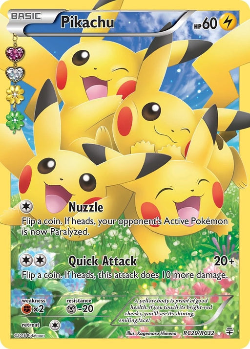 Image for Pikachu (Full Art) (RC29/RC32) (Holofoil) [Generations: Radiant Collection] - Pokemon