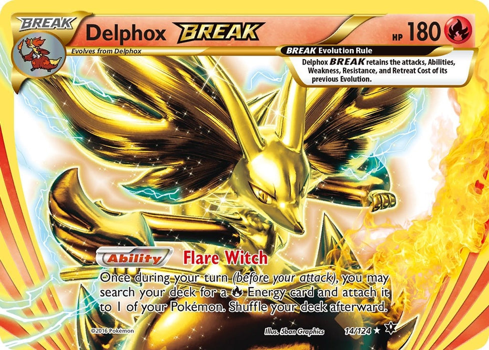 Image for Delphox BREAK (14/124) (Holofoil) [XY - Fates Collide] (FCO) - Pokemon