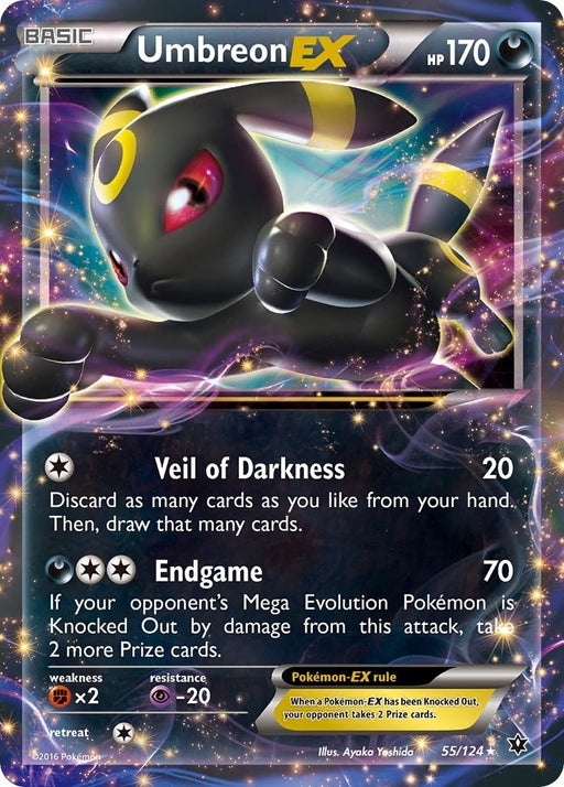 Image for Umbreon EX (55/124) (Holofoil) [XY - Fates Collide] (FCO) - Pokemon
