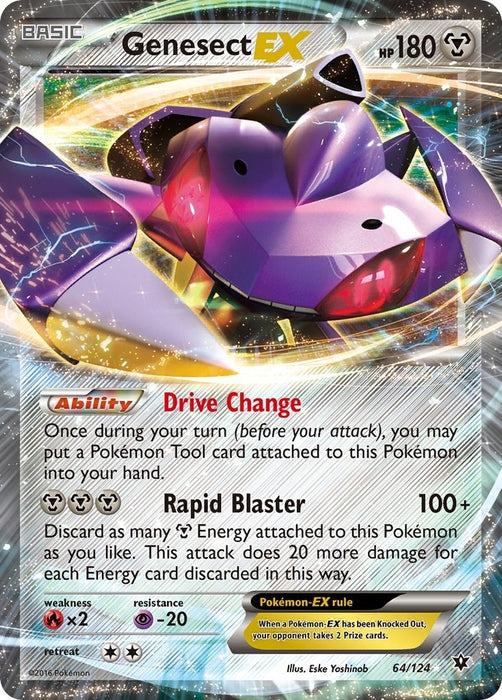 Image for Genesect EX (64/124) (Holofoil) [XY - Fates Collide] (FCO) - Pokemon