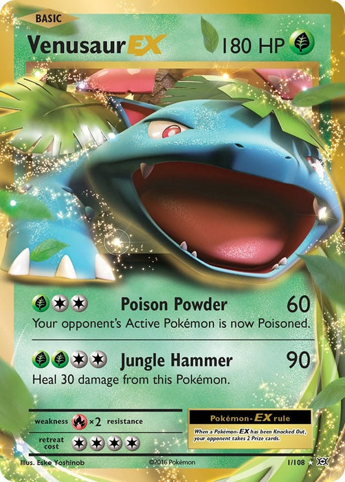 Image for Venusaur EX (1/108) (Holofoil) [XY - Evolutions] - Pokemon